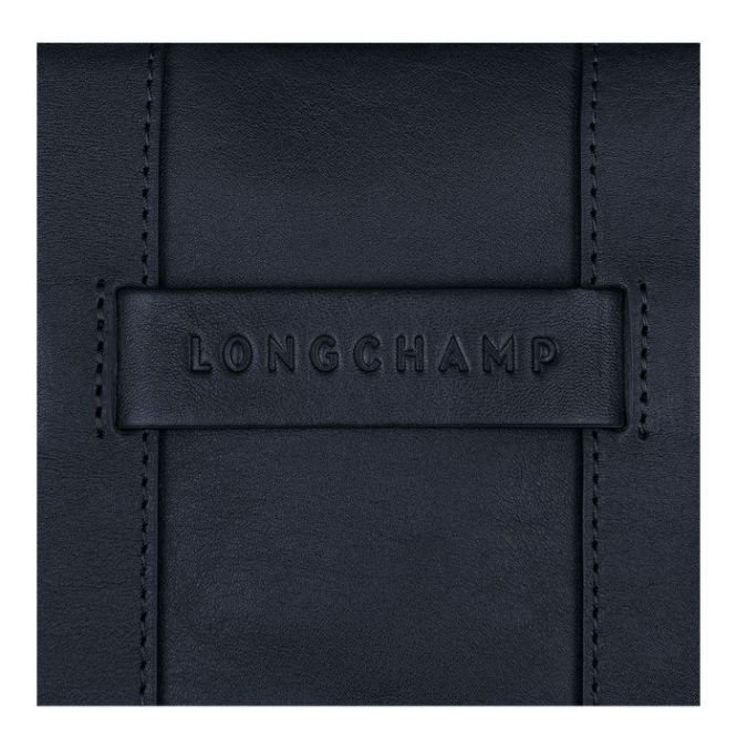 Men's Longchamp 3D S Crossbody Bags Blue | 65VDENGMQ