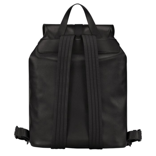 Men's Longchamp 3D Ultra Black M Backpacks Black | 28IETOZBJ