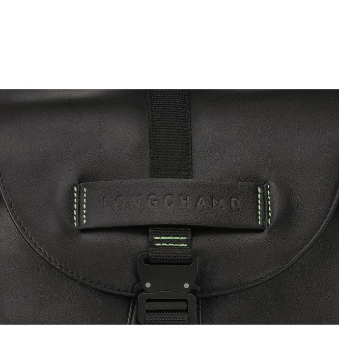 Men's Longchamp 3D Ultra Black M Backpacks Black | 28IETOZBJ