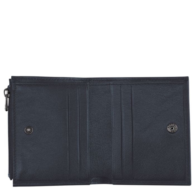 Men's Longchamp 3D Wallets Blue | 51LYINBWX