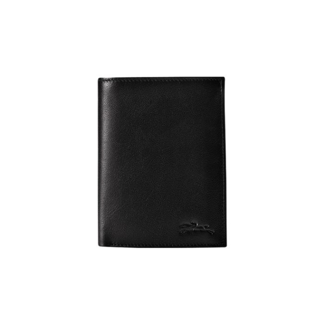 Men's Longchamp Baxi Wallets Black | 56WZULFBR