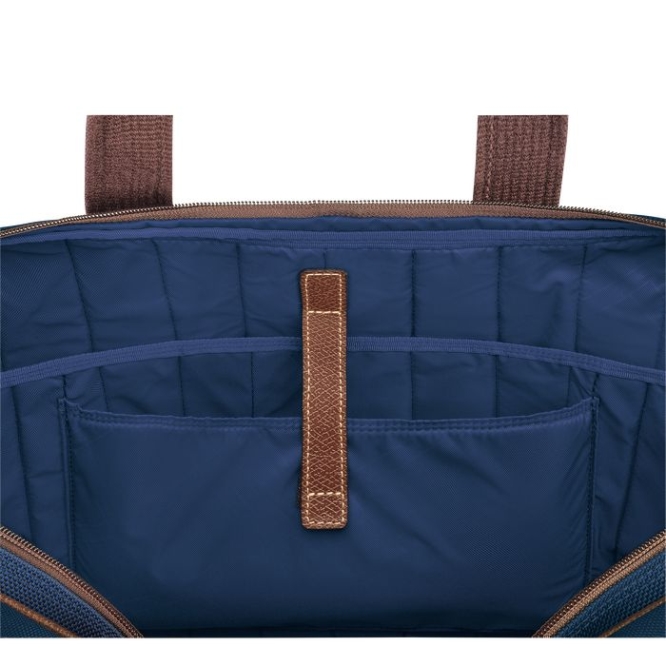 Men's Longchamp Boxford L Document Holders Navy | 89PDMGZFE