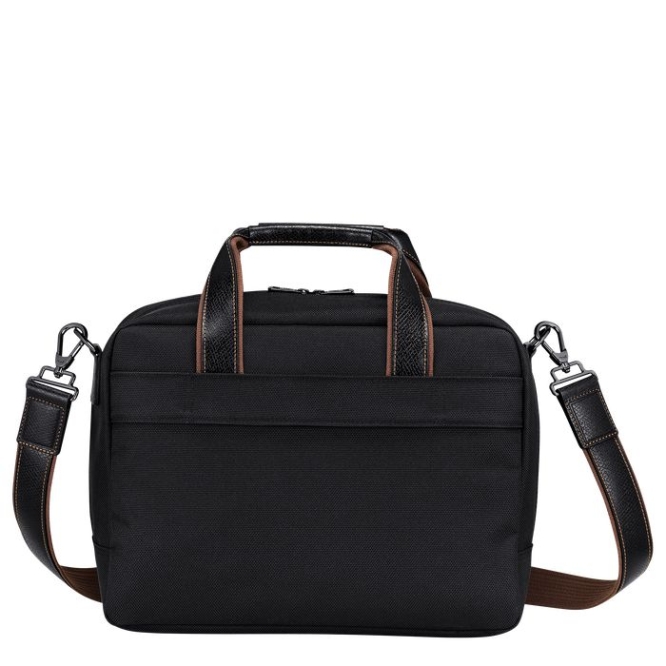 Men's Longchamp Boxford Travel Bags Black | 02ZFMDWSO