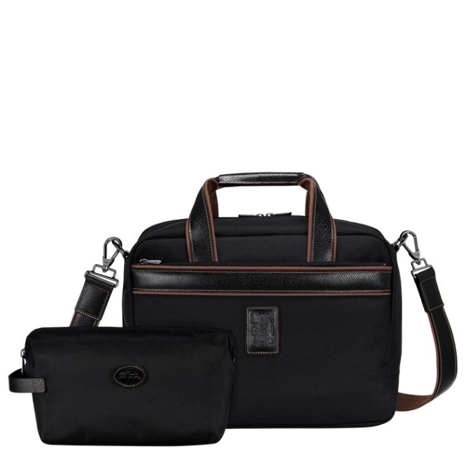 Men's Longchamp Boxford Travel Bags Black | 02ZFMDWSO