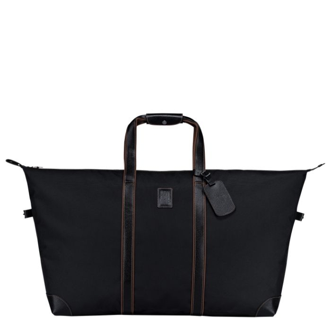 Men\'s Longchamp Boxford Travel Bags Black | 63KQZOCML