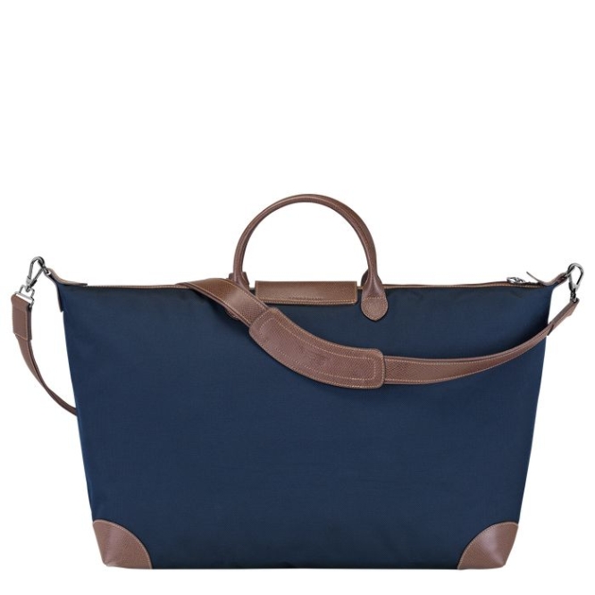 Men's Longchamp Boxford XL Travel Bags Navy | 45TYOJCHA