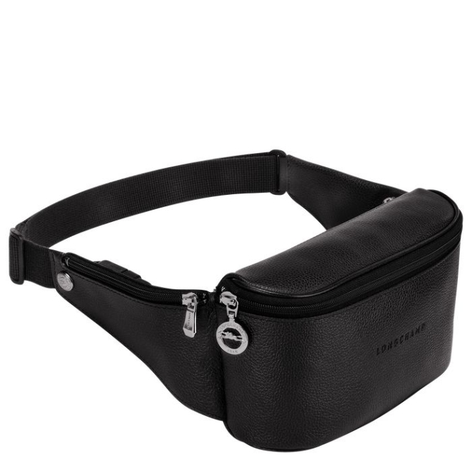 Men's Longchamp Le Foulonné Belt Bags Black | 18FJRESCZ