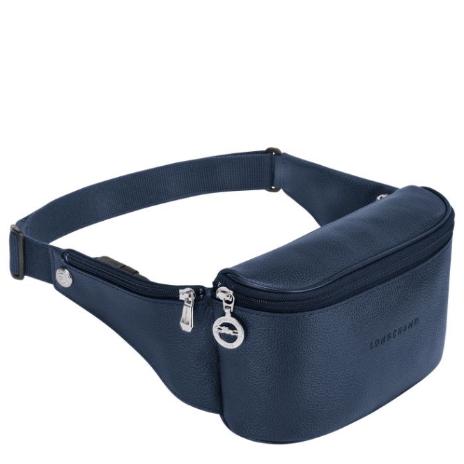 Men's Longchamp Le Foulonné Belt Bags Navy | 03BZRFOCP