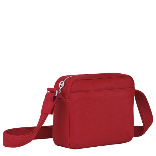 Men's Longchamp Le Foulonné Crossbody Bags Red | 31YZTOBDV