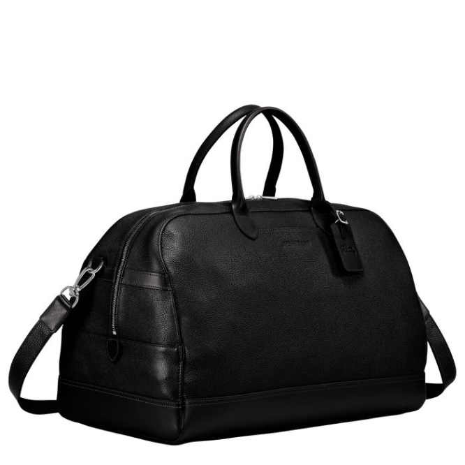 Men's Longchamp Le Foulonné L Travel Bags Black | 58NMYGLSW