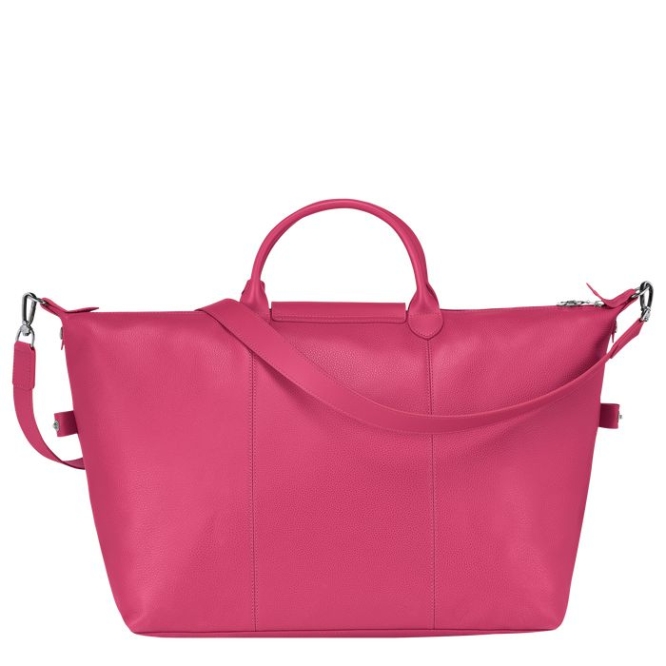 Men's Longchamp Le Foulonné L Travel Bags Pink | 71OCEHZSX