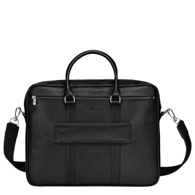 Men's Longchamp Le Foulonné M Document Holders Black | 74CNYSHBG