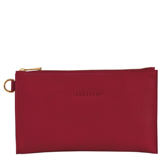 Men's Longchamp Le Foulonné Pouches & Cases Red | 73AGLEYPR