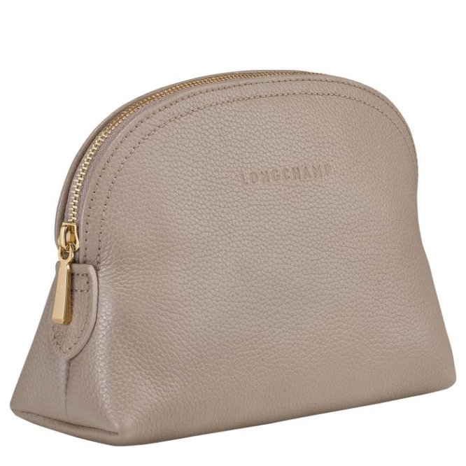 Men's Longchamp Le Foulonné Pouches & Cases Grey | 81GBLUYDX