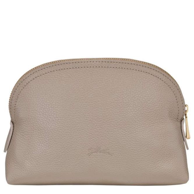 Men's Longchamp Le Foulonné Pouches & Cases Grey | 81GBLUYDX