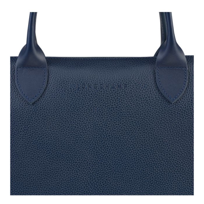 Men's Longchamp Le Foulonné S Document Holders Navy | 37OYTHBLS