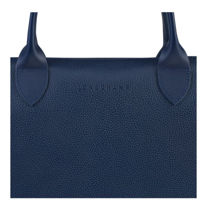 Men's Longchamp Le Foulonné S Document Holders Navy | 60UECLNYG