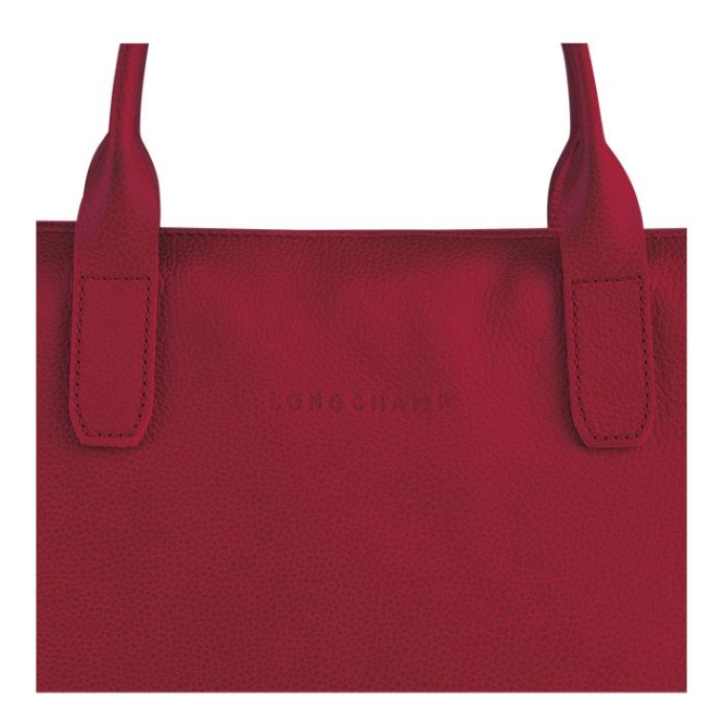 Men's Longchamp Le Foulonné S Document Holders Red | 65JKVHBWU