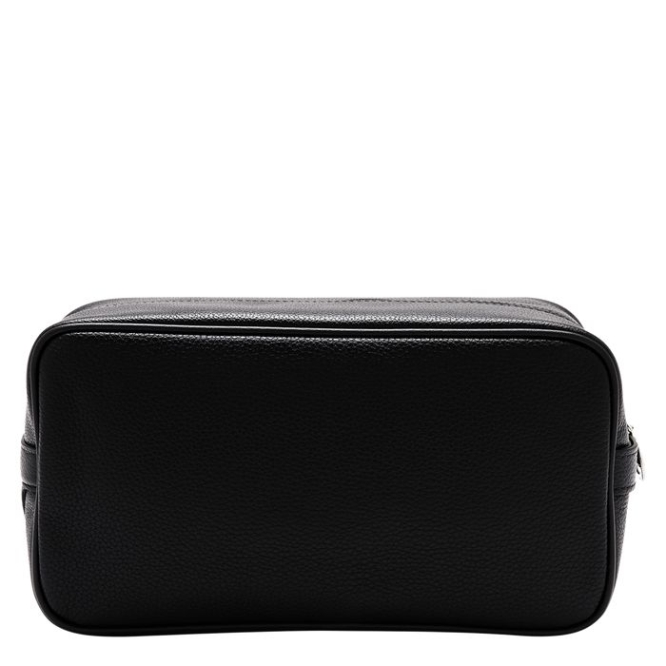 Men's Longchamp Le Foulonné Toiletry Bags Black | 31LXUIEBM