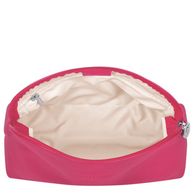 Men's Longchamp Le Foulonné Toiletry Bags Pink | 53IHQAFRY