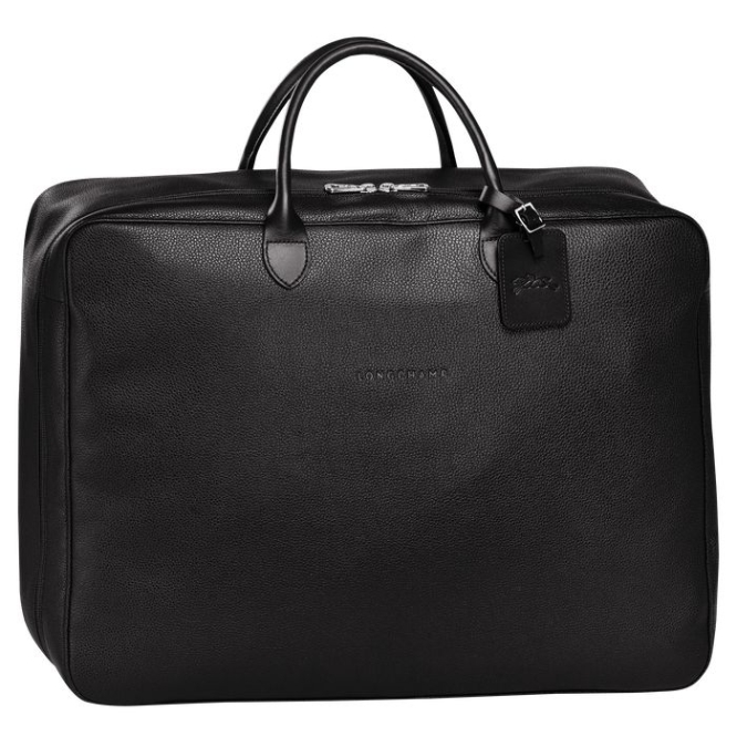 Men\'s Longchamp Le Foulonné Travel Bags Black | 92JZOAWKM