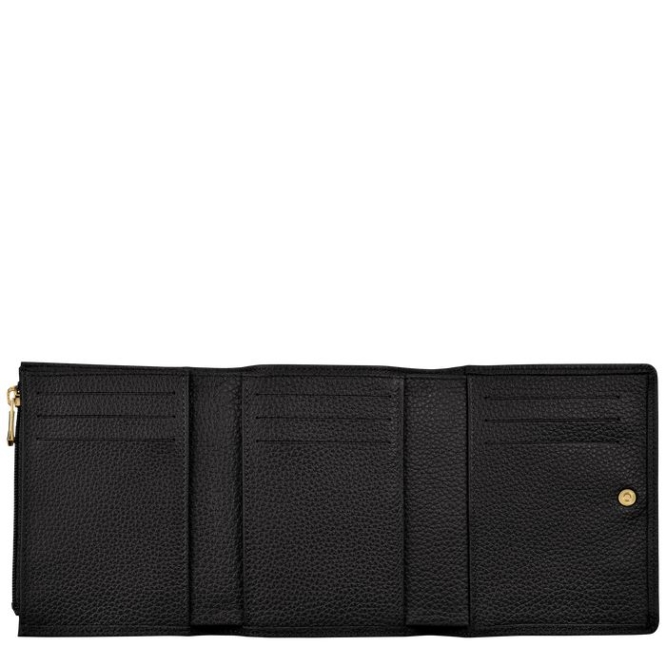 Men's Longchamp Le Foulonné Wallets Black | 70BGLCMAK