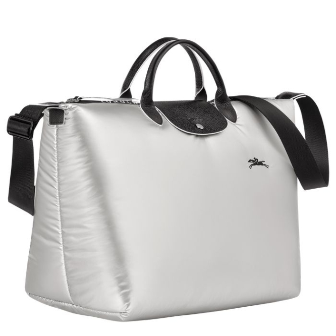 Men's Longchamp Le Pliage Alpin Travel Bags Silver | 02BCMHKDE