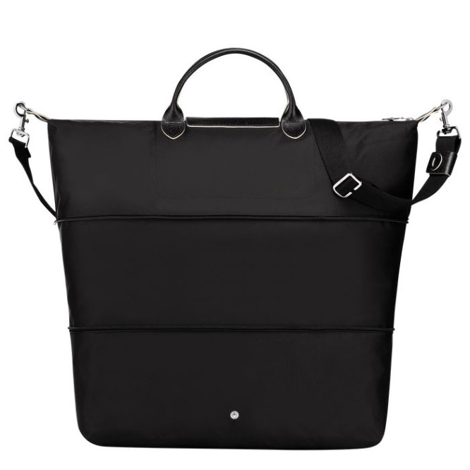 Men's Longchamp Le Pliage Club Travel Bags Black | 53TWBDHGS