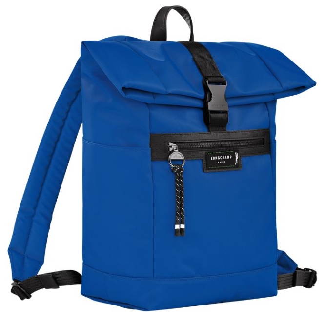 Men's Longchamp Le Pliage Energy Backpacks Blue | 39JNHIRCA