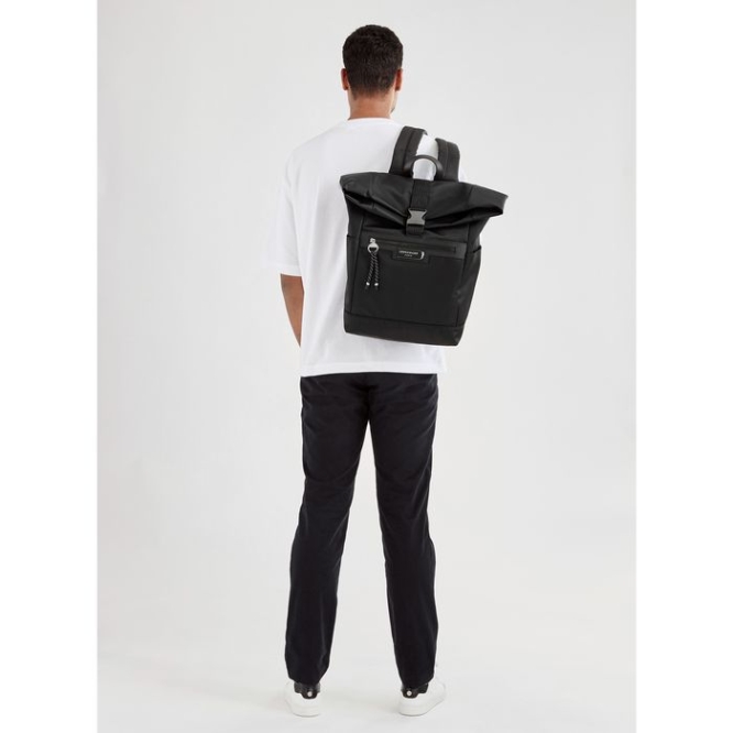 Men's Longchamp Le Pliage Energy Backpacks Black | 89SDXPWNG