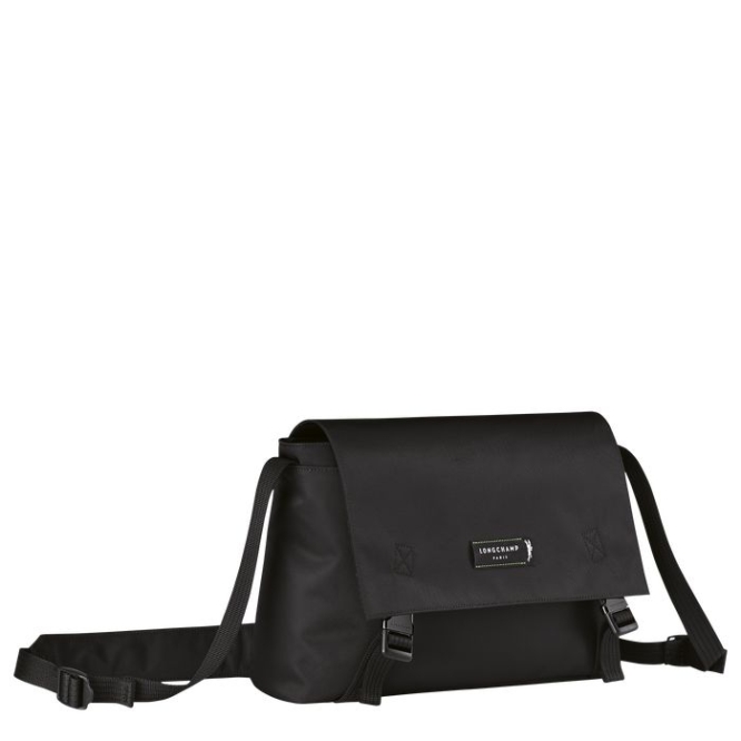 Men's Longchamp Le Pliage Energy M Crossbody Bags Black | 27VMNPHRS