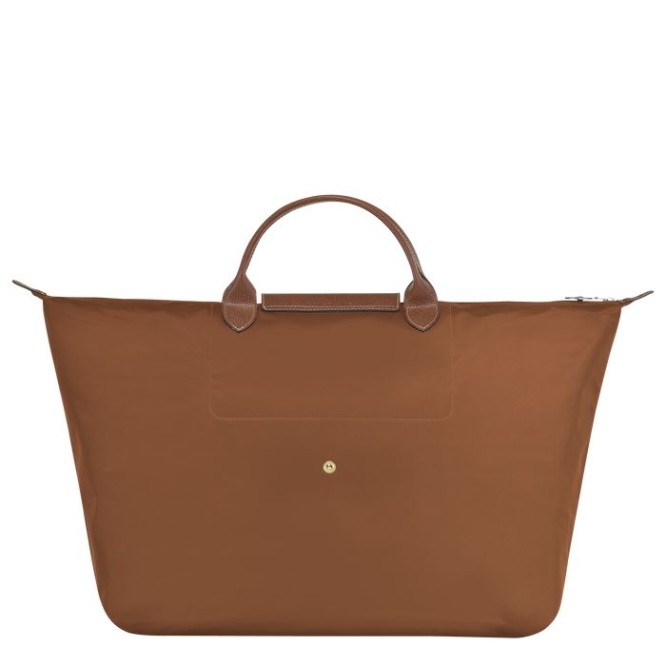 Men's Longchamp Le Pliage L Travel Bags Brown | 10HZIFOWY