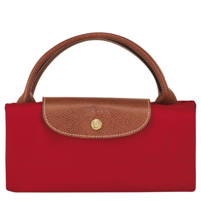 Men's Longchamp Le Pliage L Travel Bags Red | 62HVBLAJY