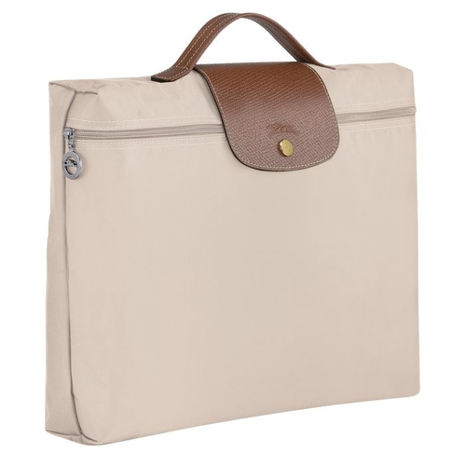 Men's Longchamp Le Pliage Original S Document Holders Beige | 09KURHXWZ