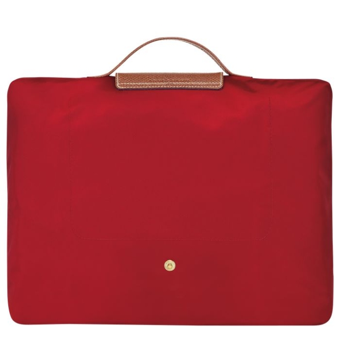 Men's Longchamp Le Pliage Original S Document Holders Red | 41KHWBOMP