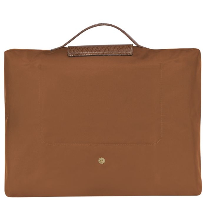 Men's Longchamp Le Pliage Original S Document Holders Brown | 67YKUQPTD