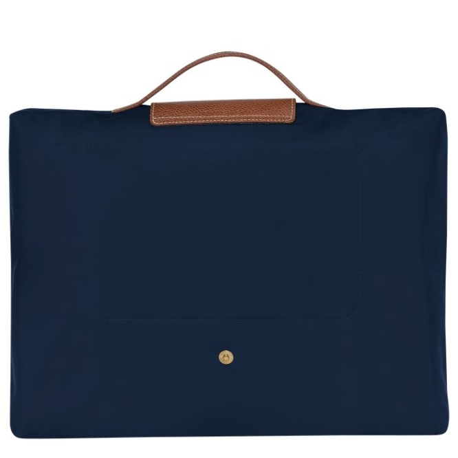 Men's Longchamp Le Pliage Original S Document Holders Navy | 85QZUNEHD