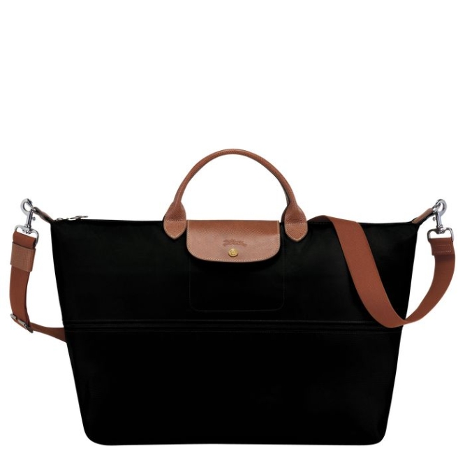 Men's Longchamp Le Pliage Travel Bags Black | 38GLXVRBP