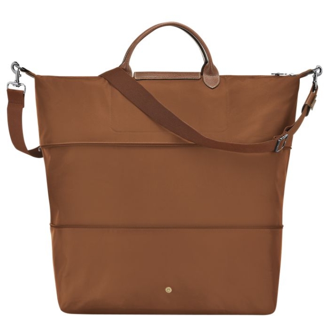 Men's Longchamp Le Pliage Travel Bags Brown | 70OUBYWLS