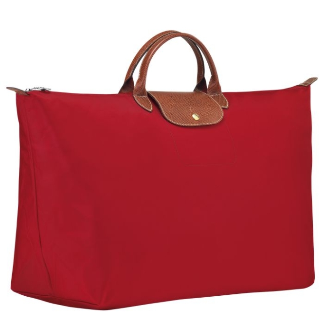 Men's Longchamp Le Pliage XL Travel Bags Red | 05QHCPDFR