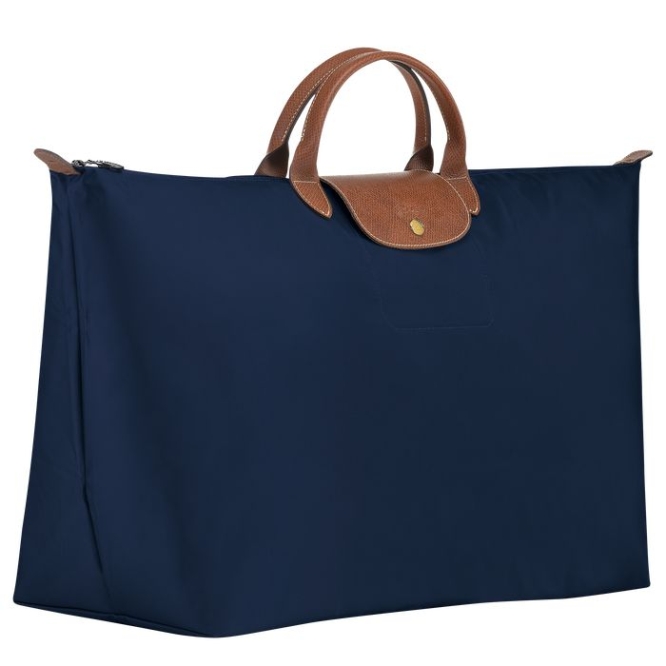 Men's Longchamp Le Pliage XL Travel Bags Navy | 34REONIPU