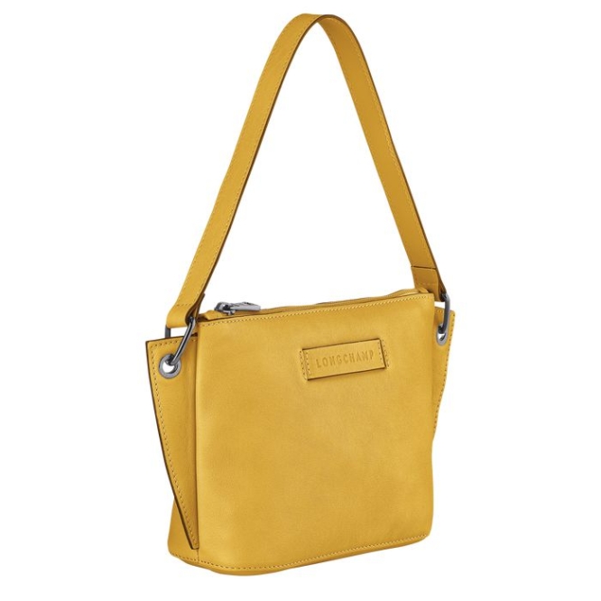 Women's Longchamp 3D Belt Bags Yellow | 75AHEVLBR