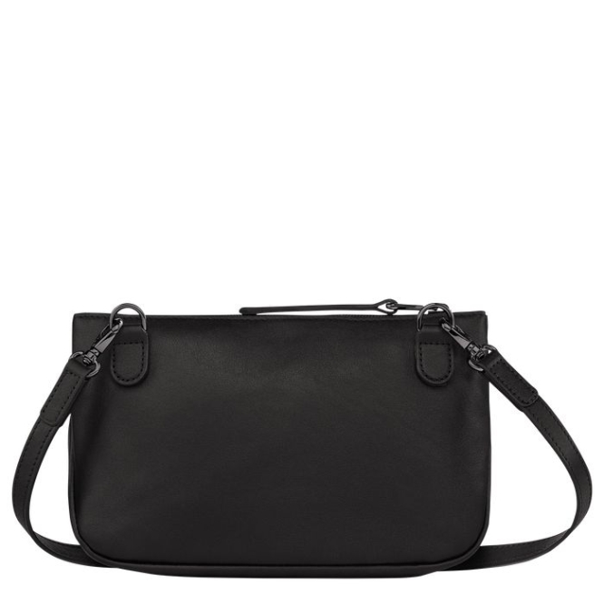 Women's Longchamp 3D Crossbody Bags Black | 89XNPQAOH