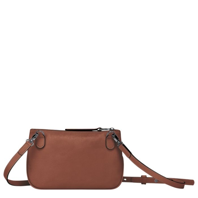 Women's Longchamp 3D Crossbody Bags Brown | 52FXNZMIJ