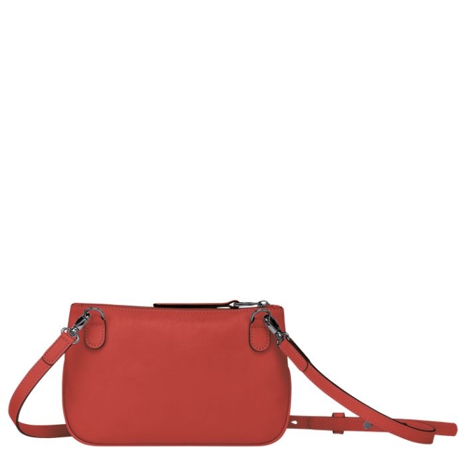 Women's Longchamp 3D Crossbody Bags Red | 73OYMUQKB