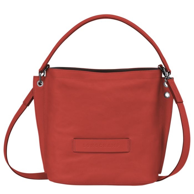 Women\'s Longchamp 3D Crossbody Bags Red | 95UMCJILW