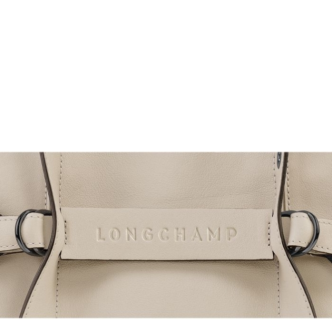 Women's Longchamp 3D Sangle M Top-handle Bags Beige | 54YDZPCQV