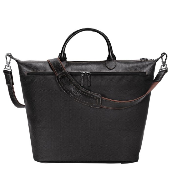 Women's Longchamp Boxford Travel Bags Black | 38XMUBONZ