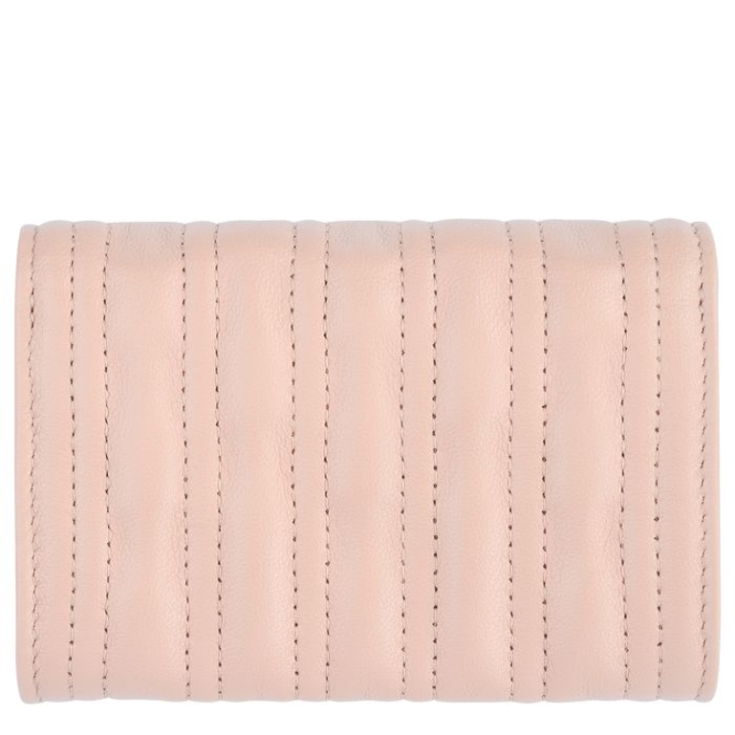 Women's Longchamp Brioche Cardholders & Coin Purses Light Pink | 60NCJPSRA