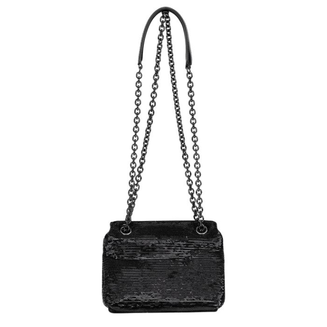 Women's Longchamp Brioche Party XS Crossbody Bags Black | 52RMYCSQD